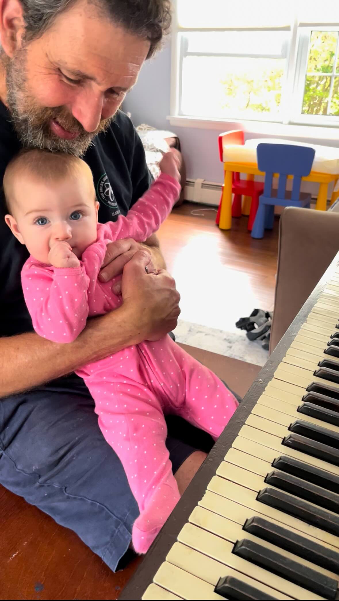 Steve with grandchild